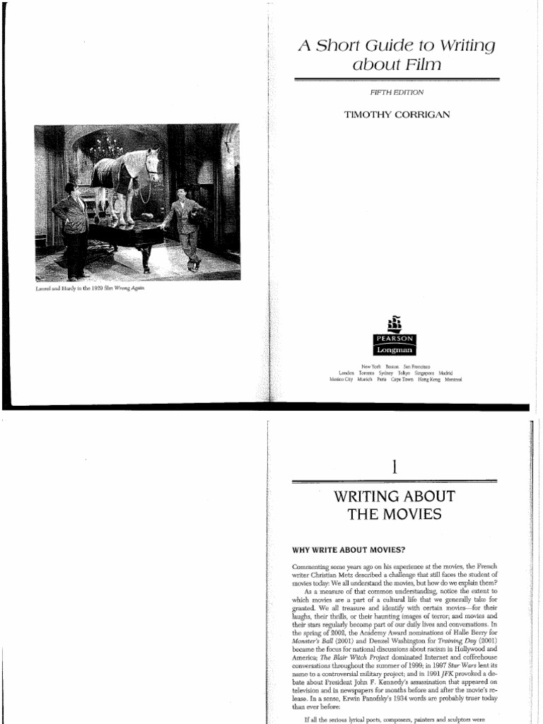 duke university writing studio film a short guide to writing about film 9th edition pdf
